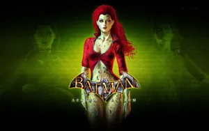 Poison Ivy Batman Arkham Asylum Artwork Wallpaper