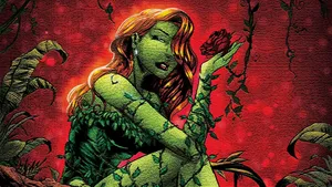 Poison Ivy Floral Embrace Wallpaper