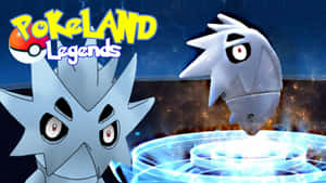 Poke Land Legends Pupitar Evolution Wallpaper