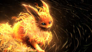 Pokemon Aesthetic Flareon Eevee Wallpaper