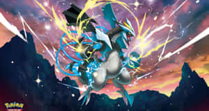 Pokemon Aesthetic Of Black Kyurem Wallpaper