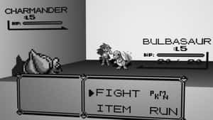 Pokemon Battle Gameboy Style Wallpaper