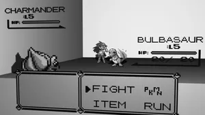 Pokemon Battle Gameboy Style Wallpaper