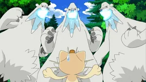 Pokémon Beartic Ice Breath Wallpaper