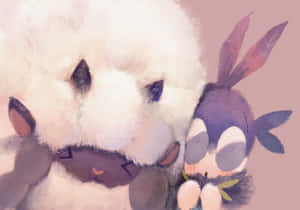 Pokémon Blipbug And Wooloo Wallpaper