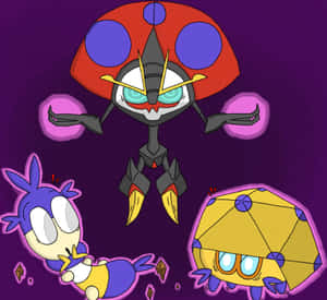 Pokémon Blipbug Orbeetle And Dottler Wallpaper