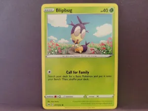 Pokémon Blipbug Yellow Game Card Wallpaper