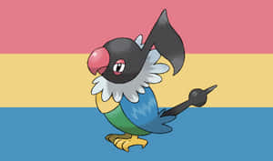 Pokémon Chatot In Tricolor Wallpaper