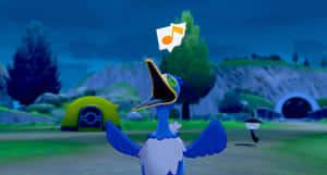 Pokémon Cramorant Singing Wallpaper