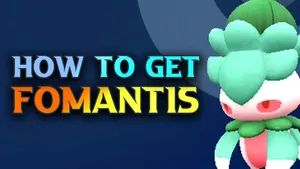 Pokémon Fomantis Catching Tutorial Poster Wallpaper