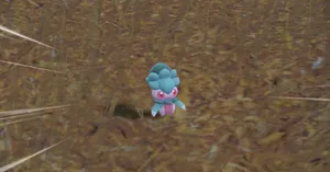 Pokémon Fomantis In Tall Grass Wallpaper