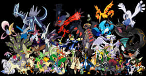 Pokemon Gang - A Group Of Pokemon Wallpaper