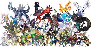 Pokemon Gang - A Group Of Pokemon Wallpaper