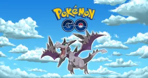 Pokemon Go Aerodactyl With Cloudy Sky Wallpaper