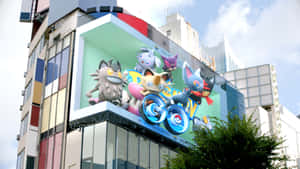 Pokemon Go Billboard In Tokyo Wallpaper