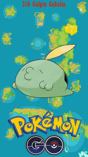 Pokemon Go Card Of Gulpin Wallpaper
