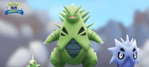 Pokemon Go Community Day Pupitarand Evolutions Wallpaper