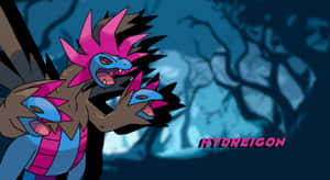 Pokémon Hydreigon In Forest Wallpaper