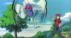 Pokemon Lisa And Butterfree Wallpaper