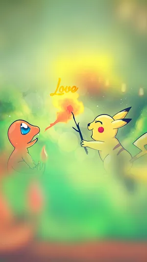 Pokemon Love Hd Wallpaper Wallpaper