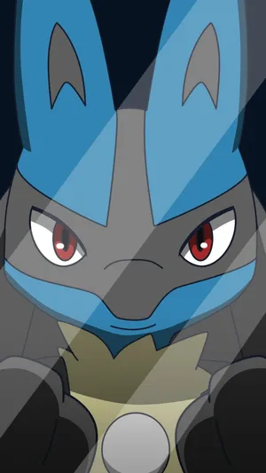 Pokemon Lucario With Slight Smile Wallpaper