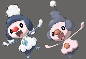 Pokémon Mime Jr. Desktop Wallpaper