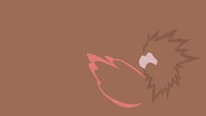 Pokemon Minimalist Art Of Spearow Wallpaper