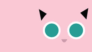 Pokemon Minimalist Jigglypuff Desktop Wallpaper