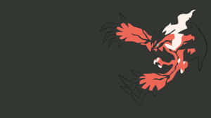 Pokemon Minimalist Yveltal Desktop Wallpaper