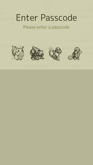 Pokemon Passcode Screen Gameboy Wallpaper