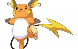 Pokemon Raichu Leaping Wallpaper