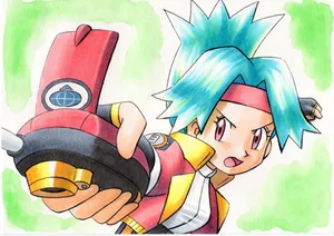 Pokemon Ranger Action Pose Wallpaper