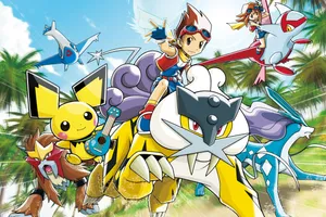 Pokemon Ranger Adventure Artwork Wallpaper