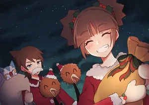 Pokemon Ranger Holiday Celebration Wallpaper