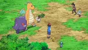 Pokemon Rivalry Showdown Wallpaper