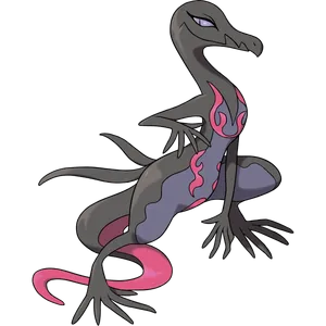 Pokémon Salazzle In White Wallpaper