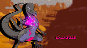 Pokémon Salazzle Poison Hand Wallpaper