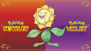 Pokemon Scarlet And Violet Sunflora Wallpaper