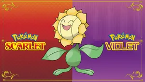 Pokemon Scarlet And Violet Sunflora Wallpaper