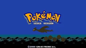 Pokemon Silver Version Title Screen Wallpaper
