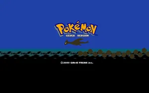 Pokemon Silver Version Title Screen Wallpaper