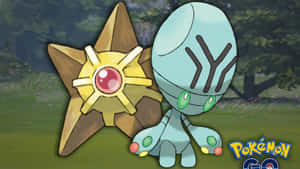 Pokémon Staryu And Elgyem Wallpaper