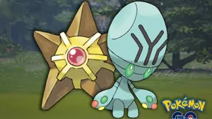 Pokémon Staryu And Elgyem Wallpaper