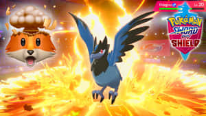 Pokemon Sword And Shield Corvisquire Wallpaper