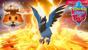 Pokemon Sword And Shield Corvisquire Wallpaper