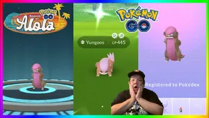 Pokémon Yungoos Pokedex Registration Wallpaper