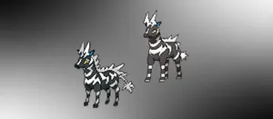 Pokémon Zebstrika Pixel Art Wallpaper