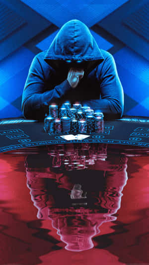 Poker Player Contemplation.jpg Wallpaper
