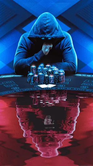 Poker Player Contemplation.jpg Wallpaper