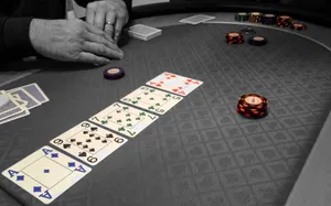 Poker Table Gamein Action Wallpaper